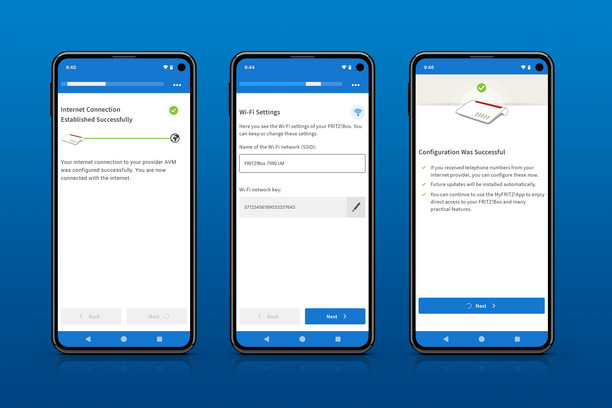 AVM MyFRITZ!App Einrichtungsassistent